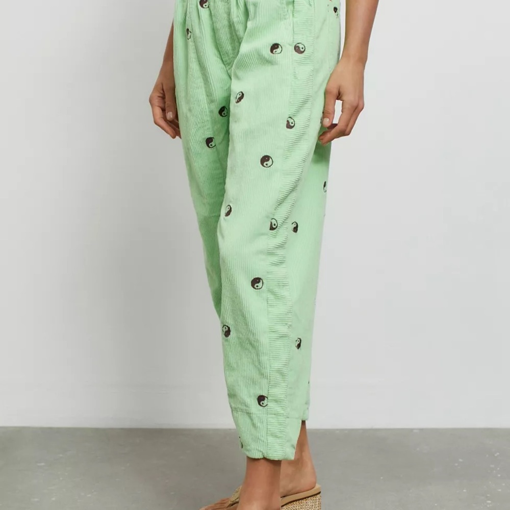 BDG Zaria Embroidered Corduroy Pull On Pant - Picture 3 of 6